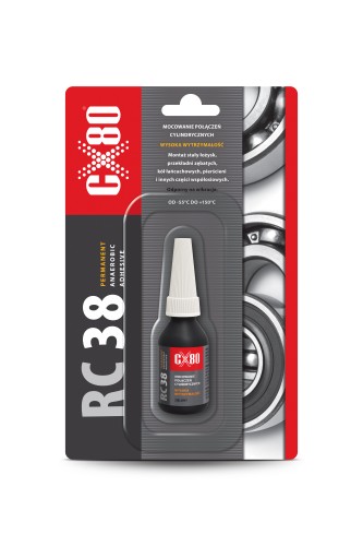 RC38 KLEJ ANAEROBOWY 10ML BLISTER ZIELONY  Klej do montażu łożysk, pierścieni