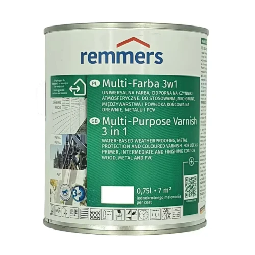 Remmers Multi-Farba 3w1 0,75 litra | biała | antracyt | jet black | ral 7016 | ral 9005 | ral 9016