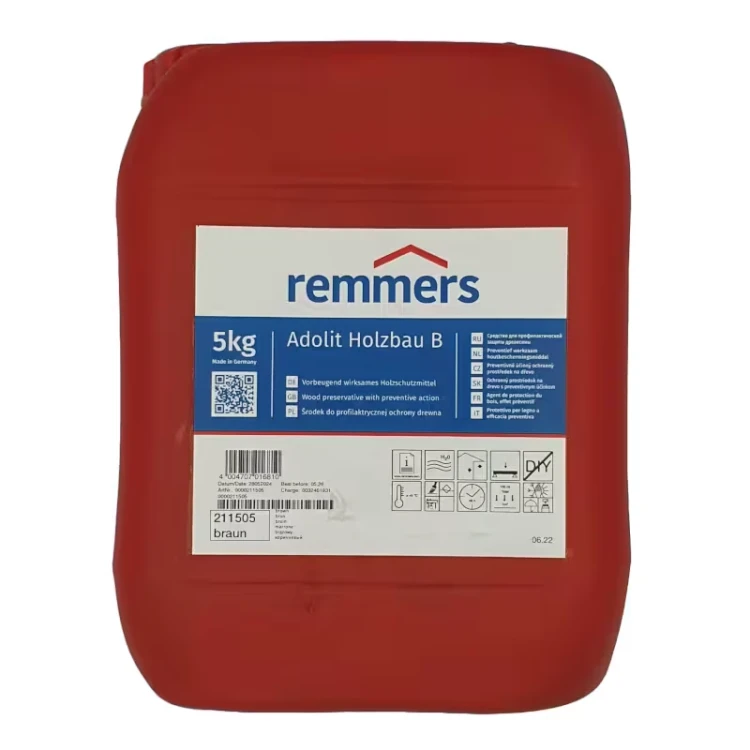 Remmers adolit holzbau 5l | impregnat do drewna | impregnat ognioochronny | impregnat z biocydem | do drewna dachowego | do drewna konstrukcyjnego
