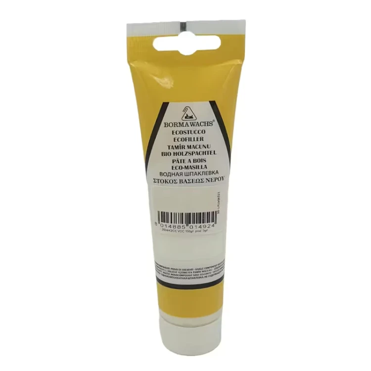 Szpachla do drewna Borma Wachs Ecostucco 200ml | czarna | biała | dąb jasny | sosna | teak | orzech | czereśnia | dąb