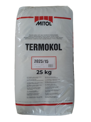 Klej termotopliwy do okleiniarek Termokol 2025/15 Mitol 25kg