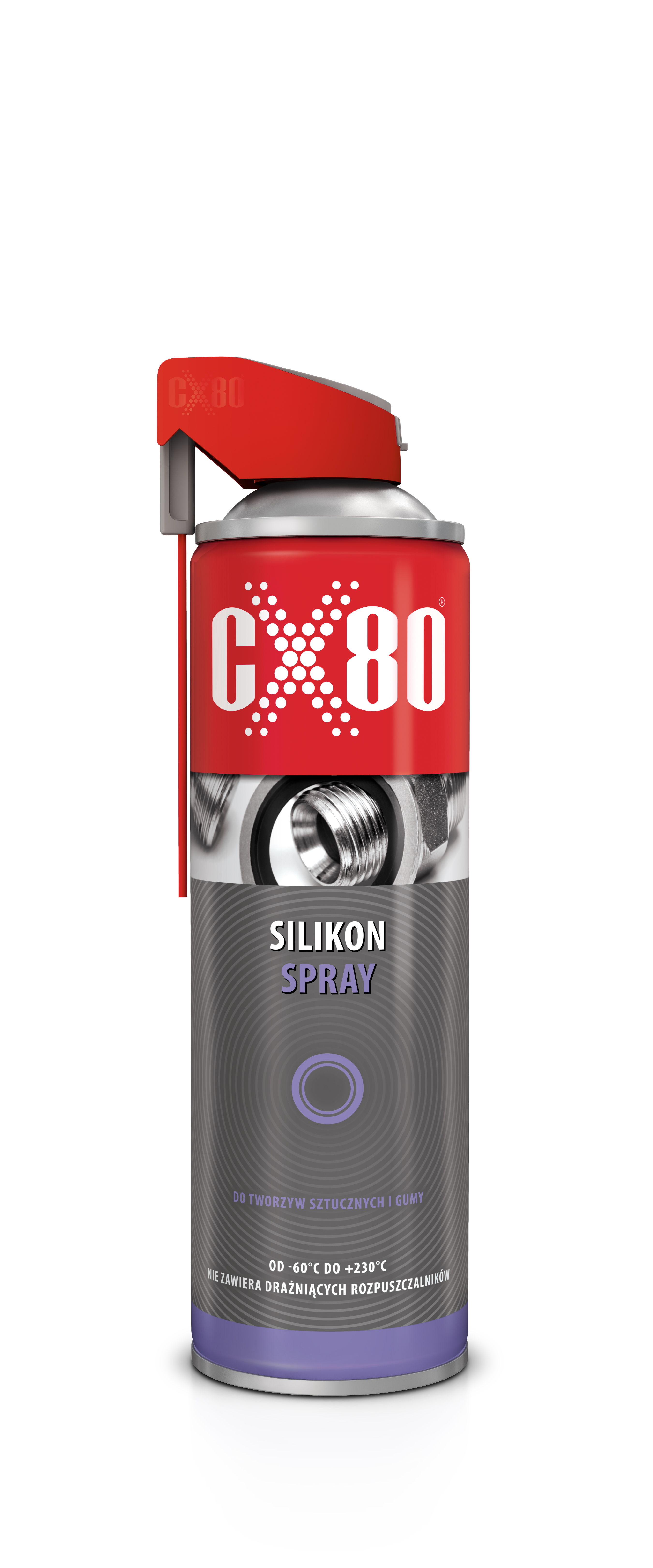 SILIKON SPRAY 500ML NSFH1  DUO SPRAY Bezbarwny smar do tworzyw sztucznych i gumy