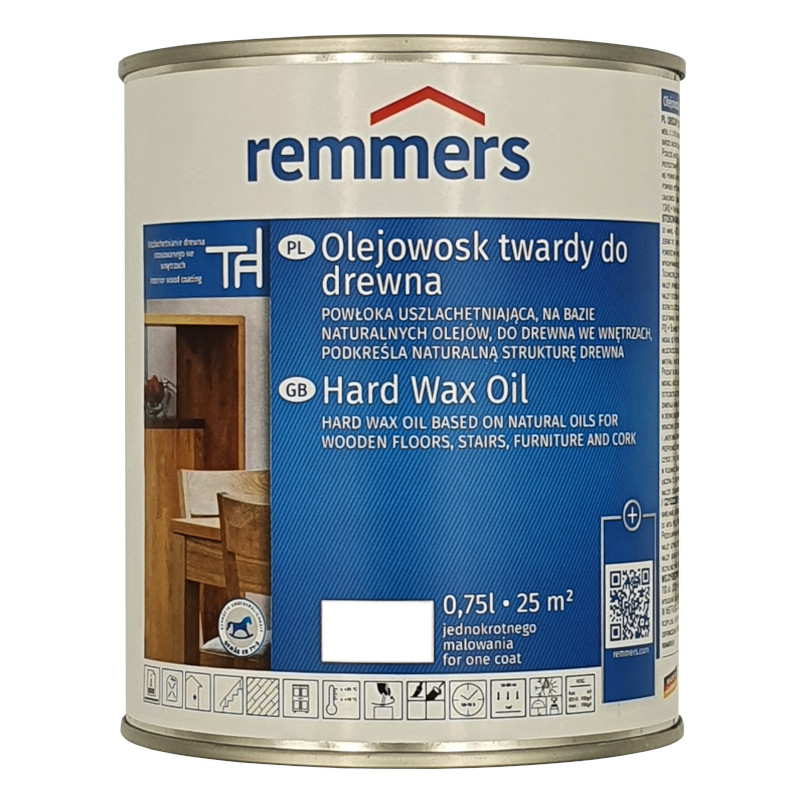 remmers olejowosk twardy do drewna 0,75 litra | kolory | remmers | do wewnątrz | teichman
