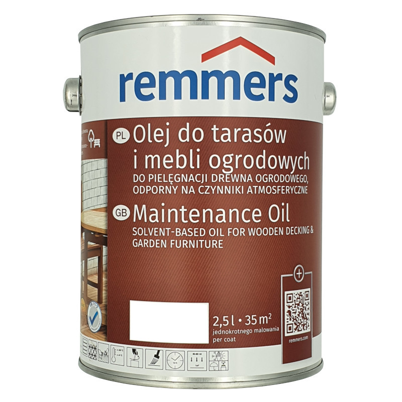 remmers olej do tarasów i mebli ogrodowych 2,5l