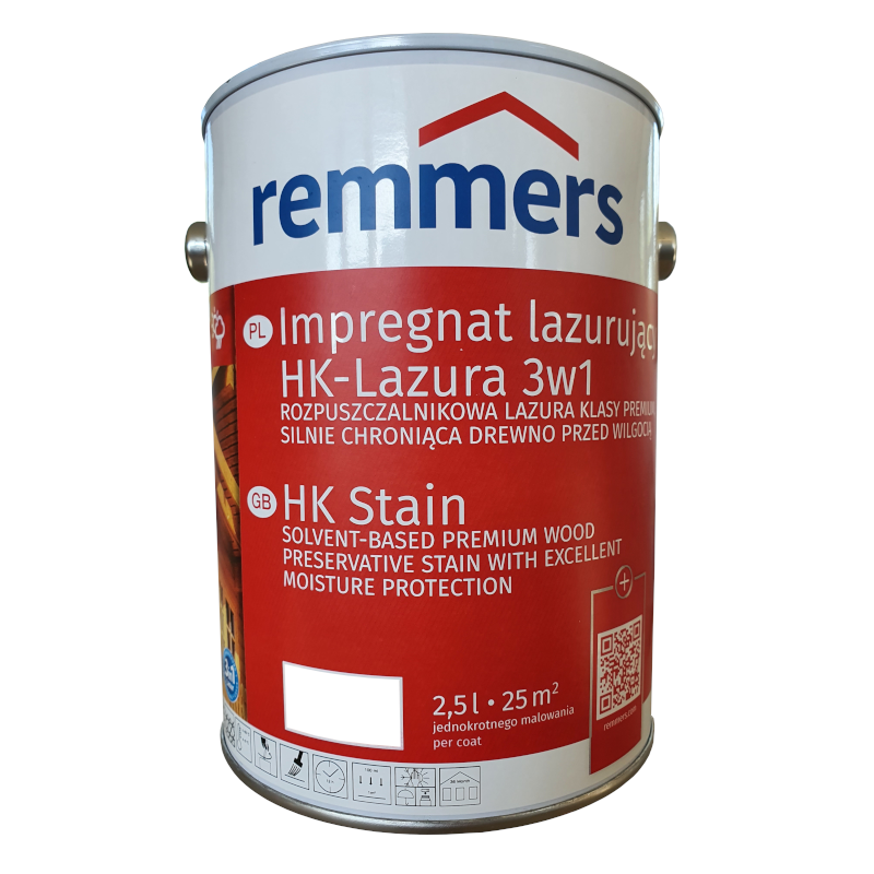 remmers hk-lasur 2,5l impregnat lazurujący do drewna 3w1 teichman