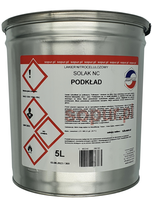 Sopur podkład do drewna Solak NC 5L